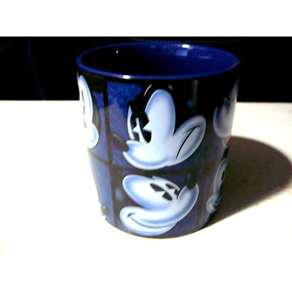 Disney's Mickey Mouse Many Faces Blue Ceramic 16oz Mug - Picture 3 of 8